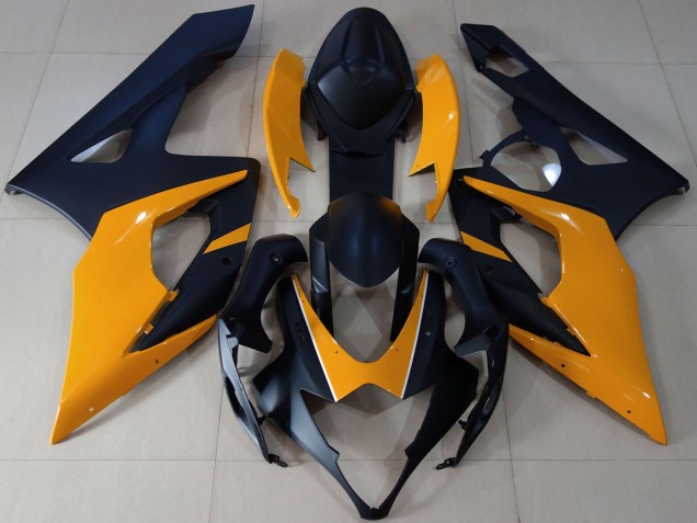 Compra Carenados Moto Suzuki GSXR 1000 2005-2006 - Negro Mate Naranja Claro
