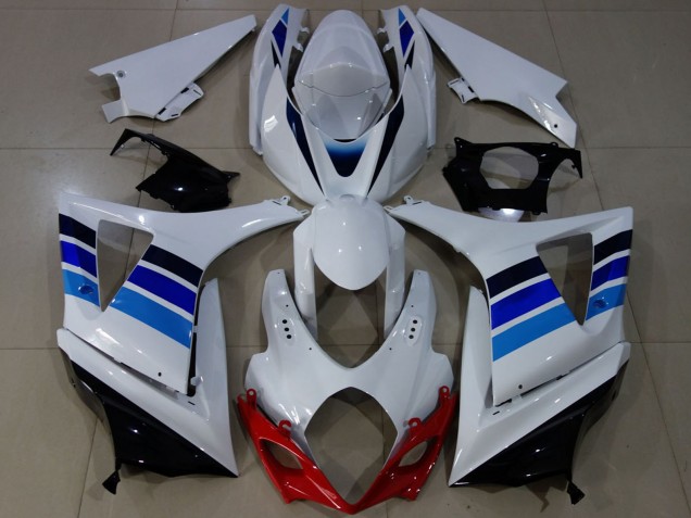 Compra Carenados Moto Suzuki GSXR 1000 2007-2008 - Blanco Azul OEM Estilo