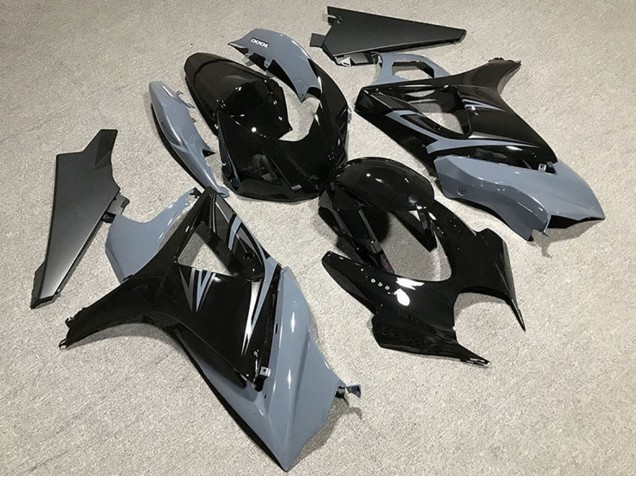 Compra Carenados Moto Suzuki GSXR 1000 2007-2008 - Nardo Gris Negro Brillante OEM Estilo