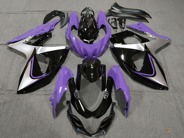 Compra Carenados Moto Suzuki GSXR 1000 2009-2016 - Púrpura Plata Negro