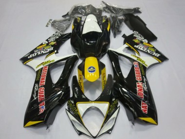 Compra Carenados Moto Suzuki GSXR 1000 2007-2008 - Blanco Amarillo Rojo Negro Dunlop