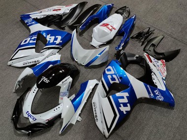 Compra Carenados Moto Suzuki GSXR 1000 2009-2016 - Blanco Azul Negro Tyco