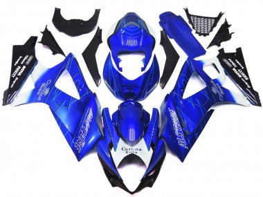 Compra Carenados Moto Suzuki GSXR 1000 2007-2008 - Azul Blanco Negro Corona
