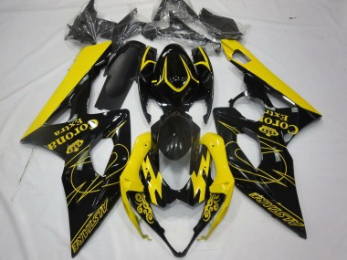 Compra Carenados Moto Suzuki GSXR 1000 2005-2006 - Amarillo Negro Corona Alstare