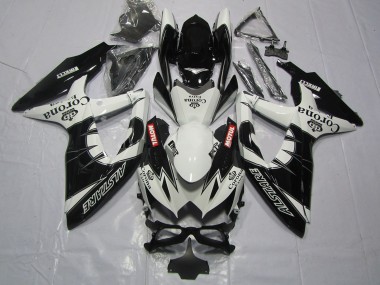 Compra Carenado Moto Suzuki GSXR 600 / GSXR 750 2008-2010 - Blanco Negro Alstare Corona Motul