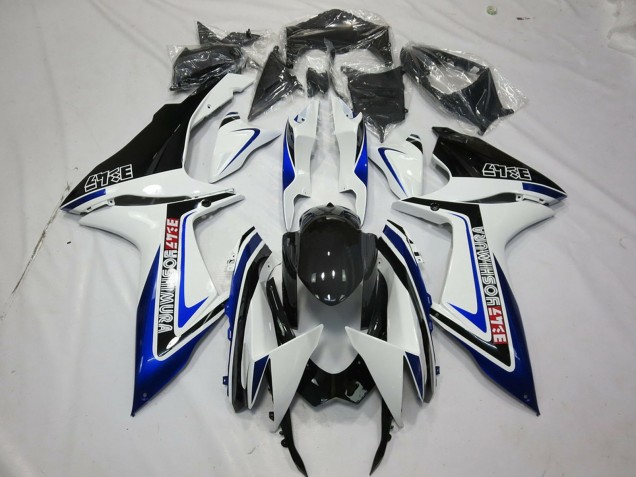 Compra Carenados Moto Suzuki GSXR 600 / GSXR 750 2011-2024 - Blanco Azul Negro Brillante Alstare