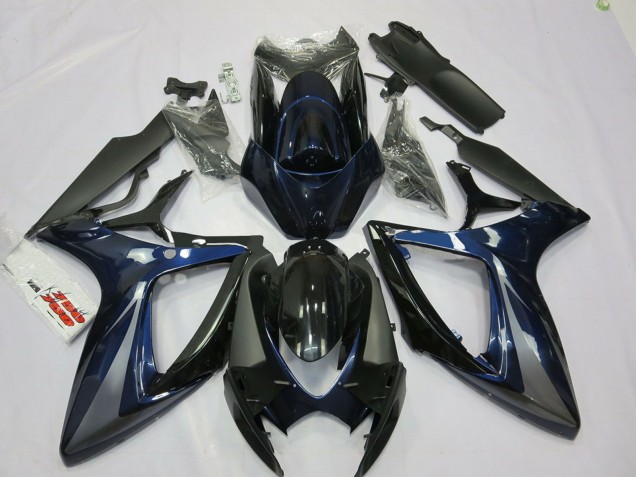 Compra Carenados Moto Suzuki GSXR 600 / GSXR 750 2006-2007 - Azul Gris Negro Raya