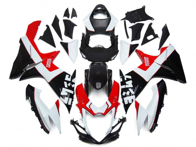 Compra Carenados Moto Suzuki GSXR 600 / GSXR 750 2011-2024 - Blanco Rojo Negro Brillante