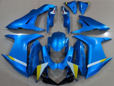 Compra Carenado Moto Suzuki GSXR 600 / GSXR 750 2011-2024 - Azul Blanco Amarillo