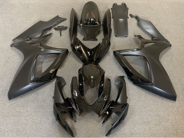 Compra Carenados Moto Suzuki GSXR 600 / GSXR 750 2006-2007 - Negro Brillante Negro Mate