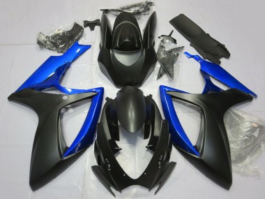 Compra Carenado Moto Suzuki GSXR 600 / GSXR 750 2006-2007 - Azul Negro Mate