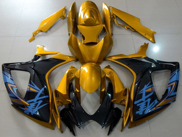 Compra Carenados Moto Suzuki GSXR 600 / GSXR 750 2006-2007 - Oro Negro Azul