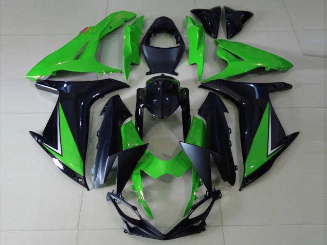 Compra Carenados Moto Suzuki GSXR 600 / GSXR 750 2011-2024 - Verde Negro Brillante Negro Mate