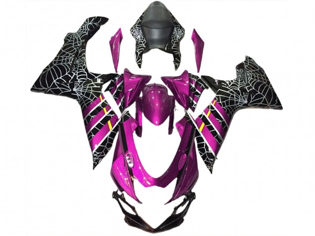 Compra Carenados Moto Suzuki GSXR 600 / GSXR 750 2011-2024 - Rosa Negro Spider