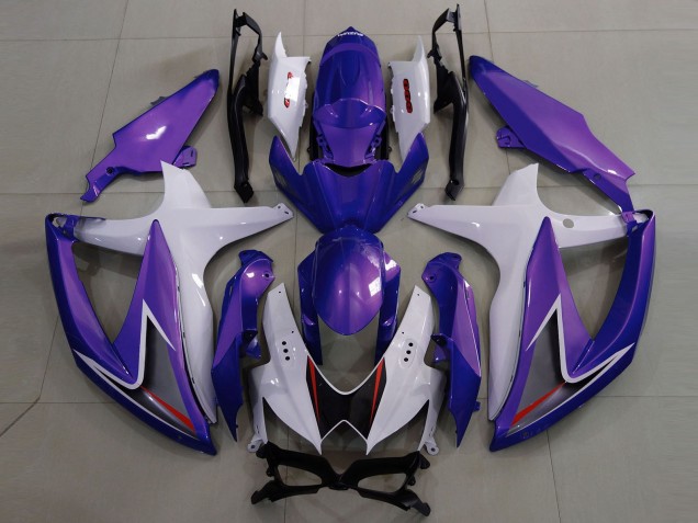Compra Carenados Moto Suzuki GSXR 600 / GSXR 750 2008-2010 - Blanco Púrpura Negro