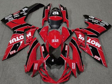 Compra Carenados Moto Suzuki GSXR 600 / GSXR 750 2011-2024 - Rojo Negro Motul