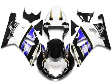 Compra Carenados Moto Suzuki GSXR 600 / GSXR 750 2001-2003 - Blanco Azul Negro Brillante Viru Estilo