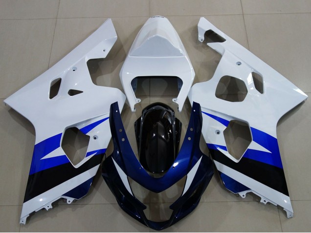Compra Carenado Moto Suzuki GSXR 600 / GSXR 750 2004-2005 - Blanco Azul Negro Brillante