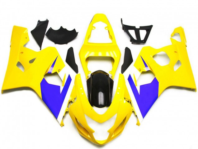 Compra Carenados Moto Suzuki GSXR 600 / GSXR 750 2004-2005 - Amarillo Azul Blanco Negro Brillante
