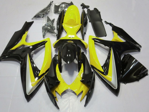 Compra Carenados Moto Suzuki GSXR 600 / GSXR 750 2006-2007 - Amarillo Negro Brillante
