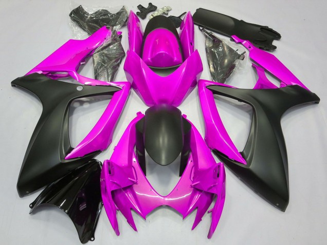 Compra Carenado Moto Suzuki GSXR 600 / GSXR 750 2006-2007 - Rosa Negro Mate