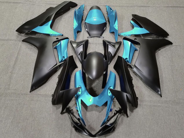 Compra Carenados Moto Suzuki GSXR 600 / GSXR 750 2011-2024 - Azul Claro Negro Mate
