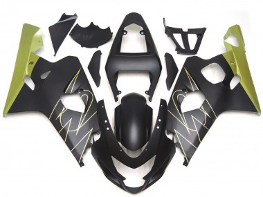 Compra Carenados Moto Suzuki GSXR 600 / GSXR 750 2004-2005 - Negro Mate Oro Corona