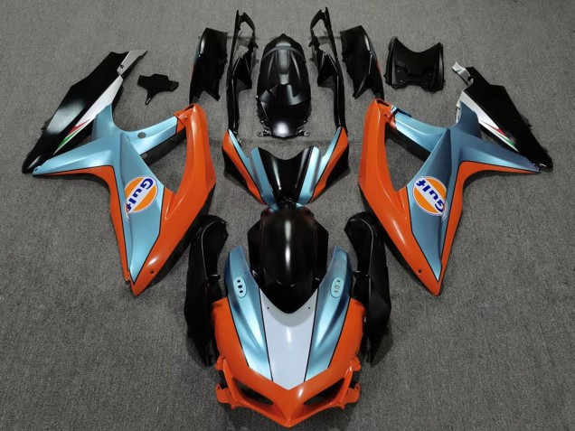 Compra Carenados Moto Suzuki GSXR 600 / GSXR 750 2008-2010 - Naranja Azul Negro Gulf