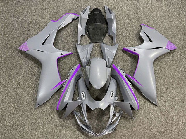 Compra Carenados Moto Suzuki GSXR 600 / GSXR 750 2011-2024 - Nardo Gris Mate Púrpura Accents