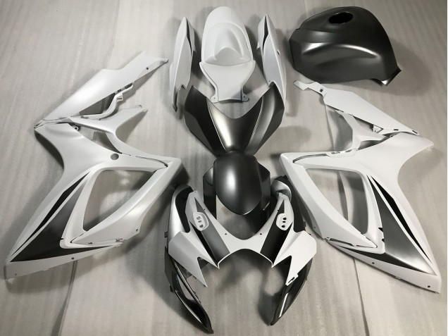 Compra Carenados Moto Suzuki GSXR 600 / GSXR 750 2006-2007 - Blanco Gris Negro Mate