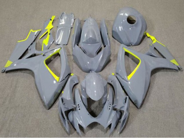 Compra Carenados Moto Suzuki GSXR 600 / GSXR 750 2006-2007 - Nardo Gris Alta Visibilidad Amarillo