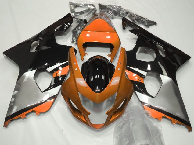 Compra Carenados Moto Suzuki GSXR 600 / GSXR 750 2004-2005 - Naranja Plata Negro