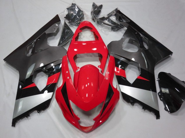 Compra Carenados Moto Suzuki GSXR 600 / GSXR 750 2004-2005 - Rojo Plata Negro