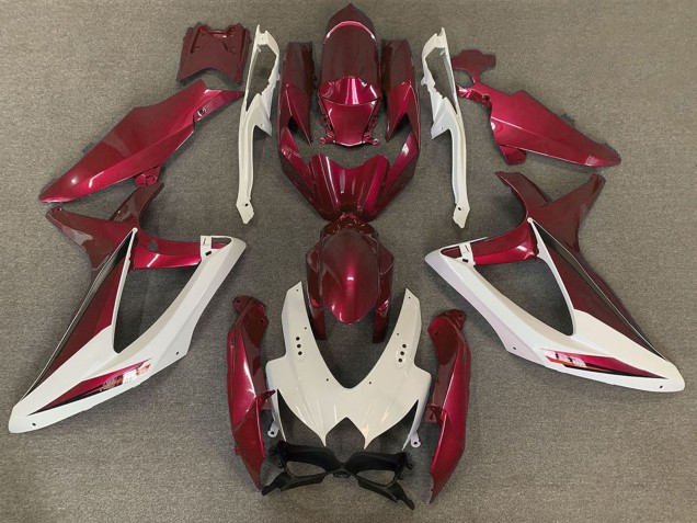 Compra Carenados Moto Suzuki GSXR 600 / GSXR 750 2008-2010 - Blanco Rojo OEM Estilo