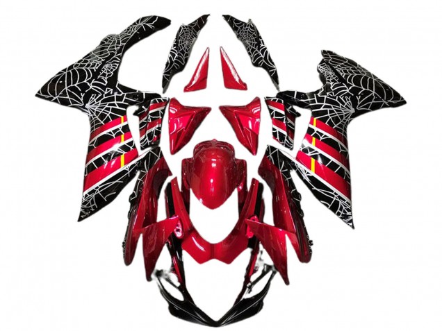 Compra Carenados Moto Suzuki GSXR 600 / GSXR 750 2011-2024 - Rojo Negro Spider