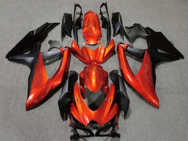 Compra Carenados Moto Suzuki GSXR 600 / GSXR 750 2008-2010 - Naranja Negro Mate