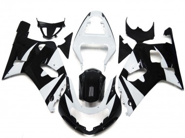 Compra Carenados Moto Suzuki GSXR 600 / GSXR 750 2001-2003 - Blanco Negro Brillante OEM Estilo
