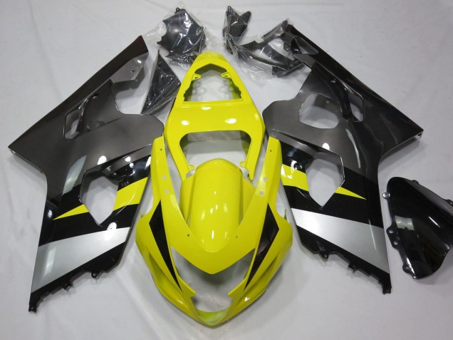 Compra Carenados Moto Suzuki GSXR 600 / GSXR 750 2004-2005 - Amarillo Plata Gris Negro