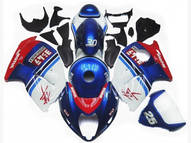 Compra Carenados Moto Suzuki GSXR 1300 1996-2007 - Blanco Azul Rojo Motul