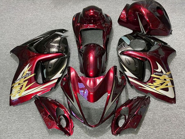 Compra Carenados Moto Suzuki GSXR 1300 2008-2020 - Rojo Profundo Oro
