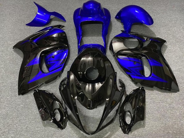 Compra Carenados Moto Suzuki GSXR 1300 2008-2020 - Negro Brillante Azul Profundo