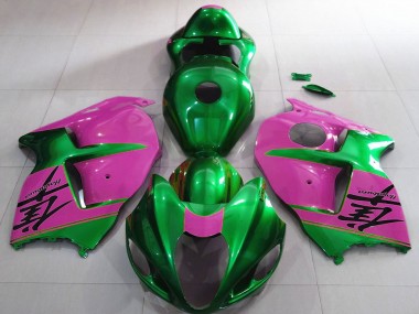 Compra Carenados Moto Suzuki GSXR 1300 1996-2007 - Verde Brillante Rosa