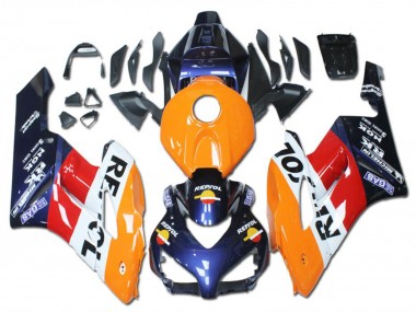Compra Carenados Moto Honda CBR1000RR 2004-2005 - Naranja Rojo Blanco Azul Repsol