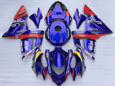 Compra Carenados Moto Kawasaki ZX10R 2004-2005 - Azul Rojo Trick Star