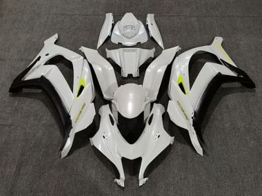 Compra Carenados Moto Kawasaki ZX10R 2016-2020 - Blanco Perla Amarillo Negro Mate