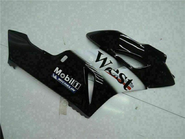 Compra Carenados Moto Honda CBR1000RR 2004-2005 - Negro Brillante Blanco West Mobil Michelin