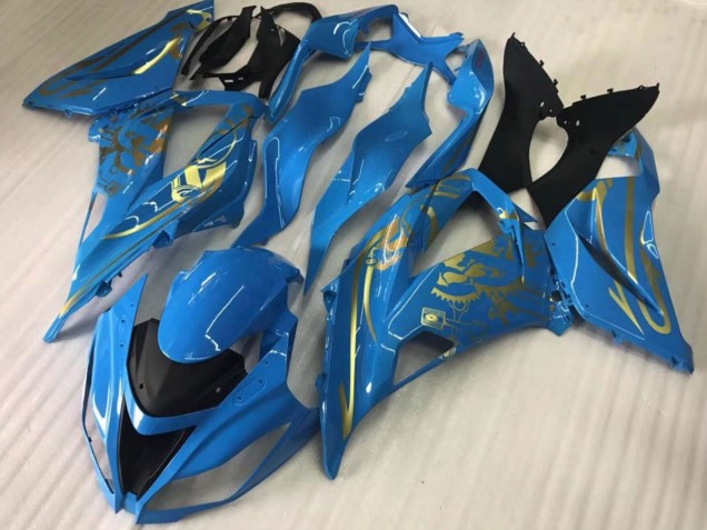 Compra Carenados Moto Kawasaki ZX10R 2016-2020 - Azul Oro