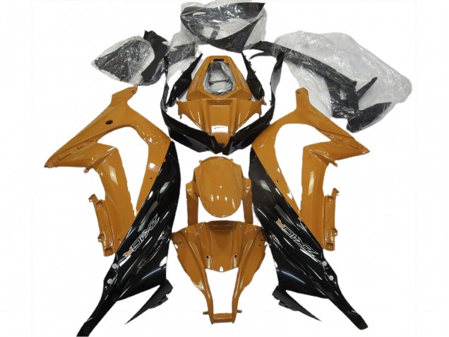 Compra Carenados Moto Kawasaki ZX10R 2011-2015 - Naranja Oscuro Negro Brillante