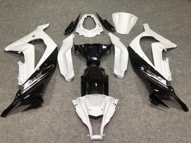 Compra Carenados Moto Kawasaki ZX10R 2011-2015 - Blanco Negro Brillante