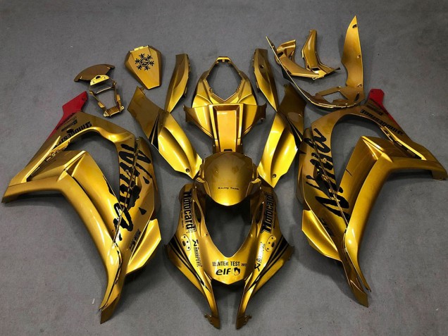 Compra Carenados Moto Kawasaki ZX10R 2016-2020 - Oro Negro Rojo